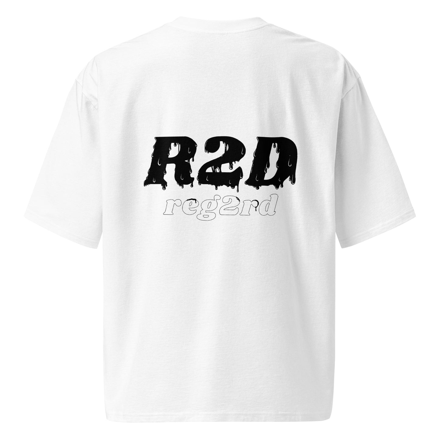 Reg2rd logo drain oversized tee