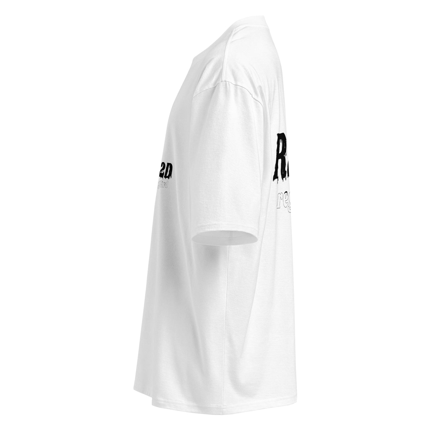 Reg2rd logo drain oversized tee